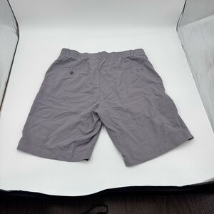 Men's Under Armour Golf, flat front Gray Shorts